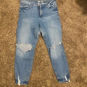 Super skinny high raise jeans